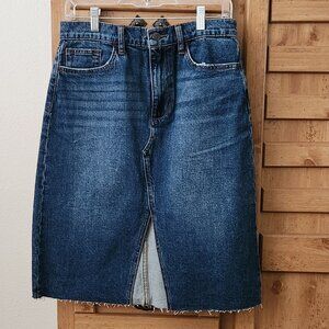 JOES JEANS High Rise midi denim skirt NWT SIZE 29
